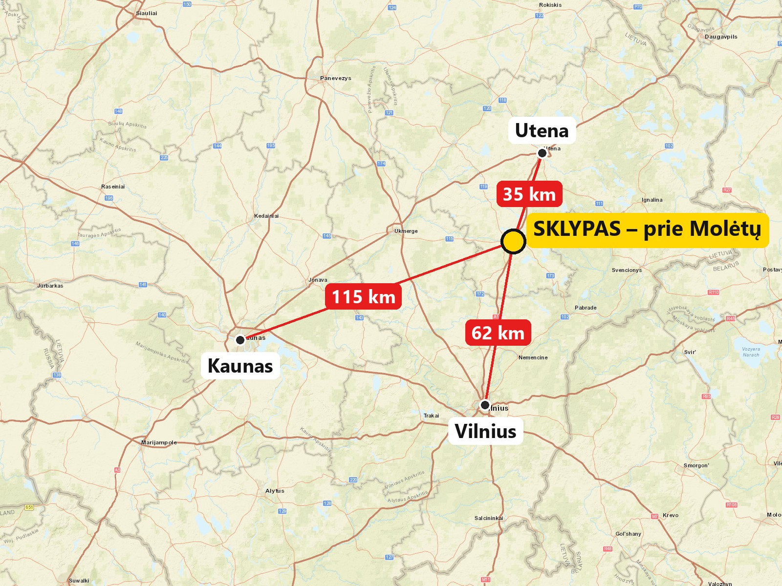 Sklypas verslui prie pat Molėtų – Gojaus k., Molėtų raj., 4 nuotrauka